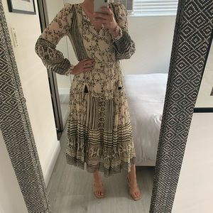 Anthropologie Boho Maxi Dress
